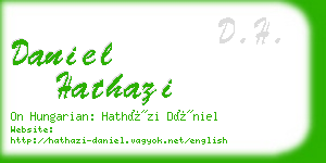 daniel hathazi business card